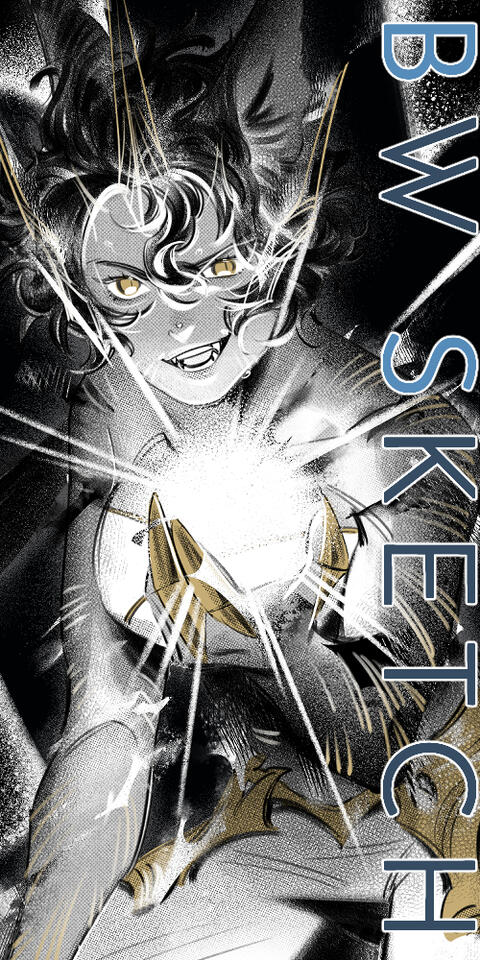 A black and white sketch option.